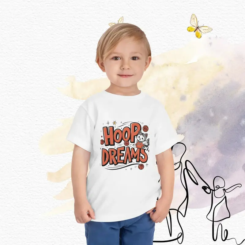 Hoops Dream Toddler Cotton T-Shirt 4