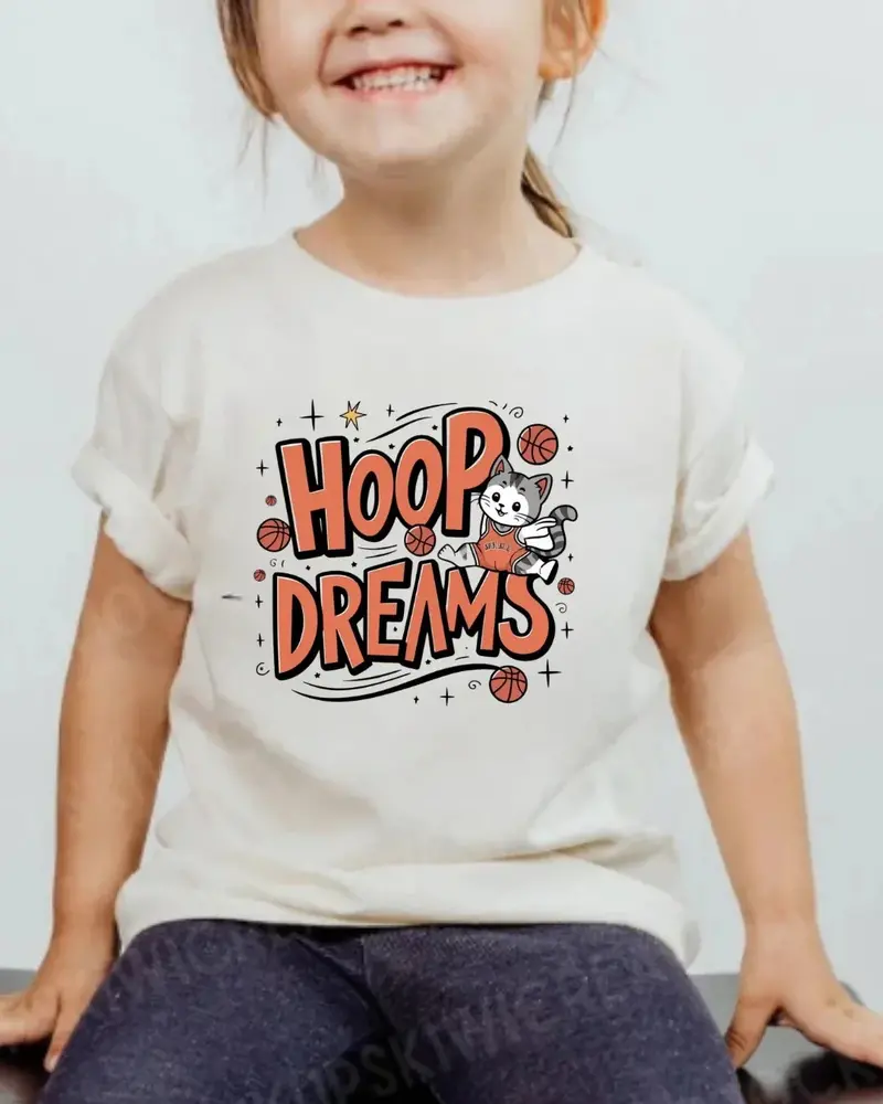 Hoops Dream Toddler Cotton T-Shirt 5