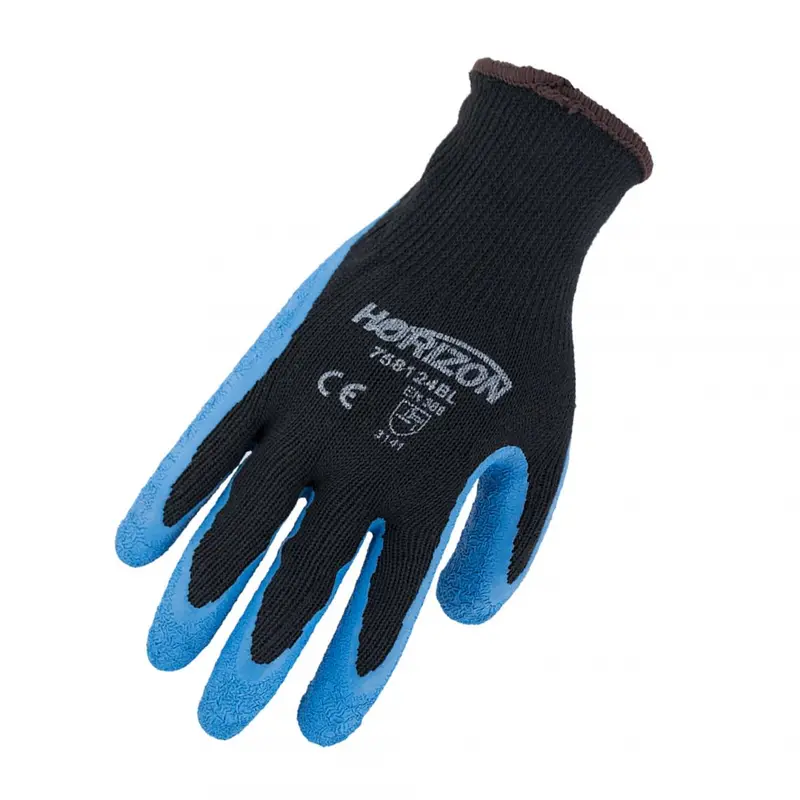 Horizon Textured Latex Coated Gloves 758124B - 10 Gauge 1
