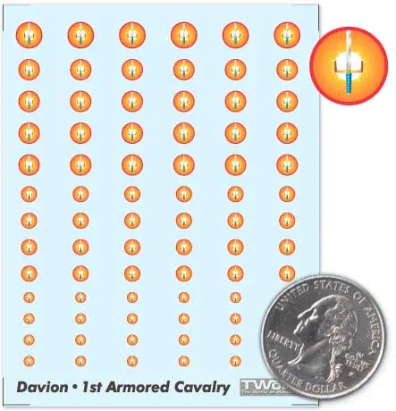 House Davion - 1St Armored Cavalry Decals 1