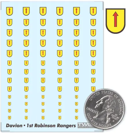 House Davion - 1St Robinson Rangers Decals 1