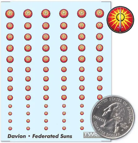 House Davion - Federated Suns Decals 1
