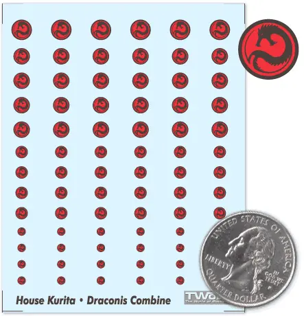 House Kurita / Draconis Combine Decals 1