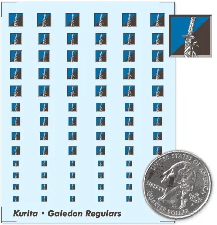 House Kurita -  Galedon Regulars Decals (New) 1