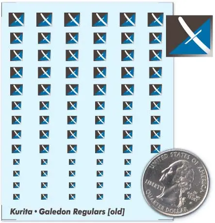 House Kurita -  Galedon Regulars Decals (Old) 1