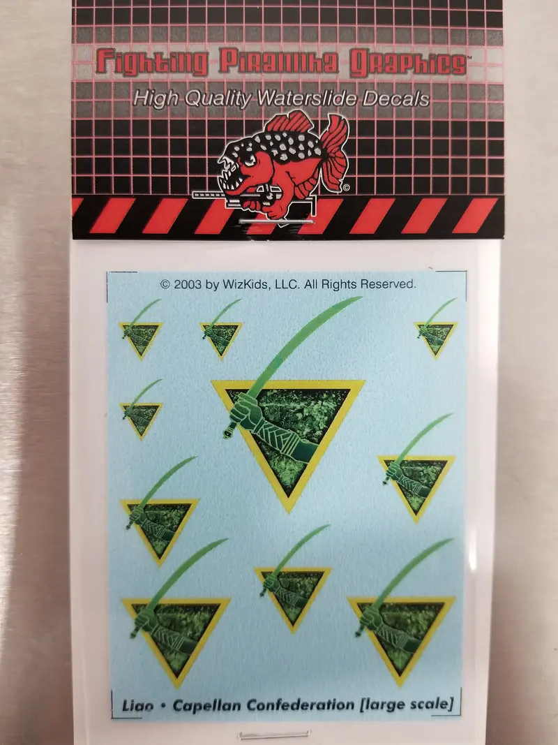 House Liao - Capellan Confederation Decals- Large Scale 1