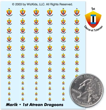 House Marik - 1St Atrean Dragoons Decals 1