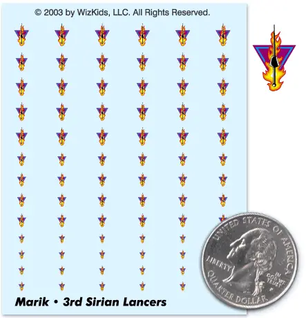 House Marik - 3Rd Sirian Lancers Decals 1