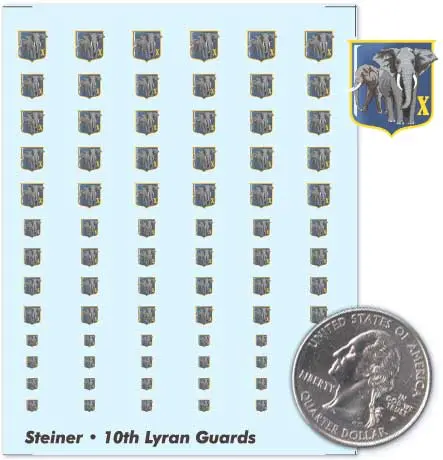 House Steiner - 10Th Lyran Guards Decals (Old) 1