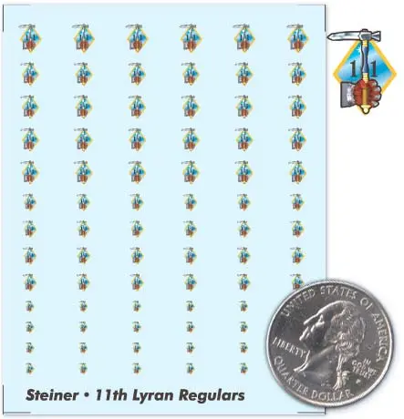 House Steiner - 11Th Lyran Regulars Decals 1