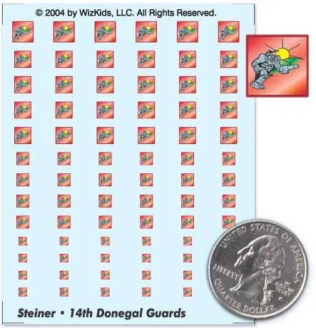 House Steiner- 14Th Donegal Guards Decals 1