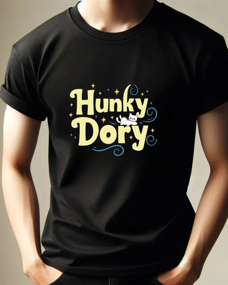 Hunky Dory Idiom Cotton T-Shirt 4