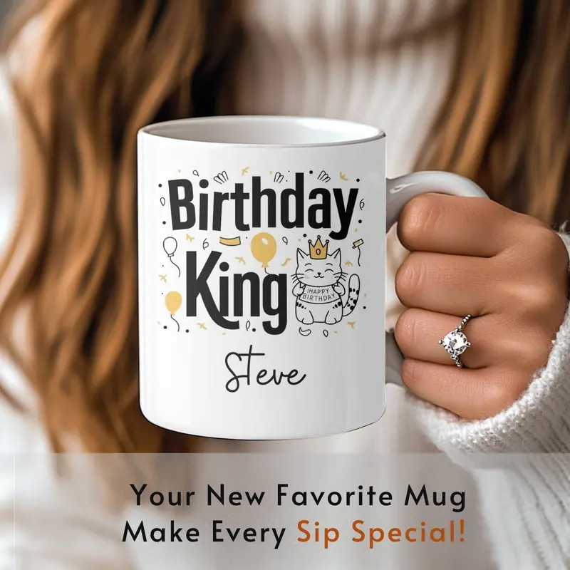 Husband Gift, Husband Mug, Personalised Name Cat Mug, Cute Valentines Day Gift For Him, Best Hubby Coffee Funny Anniversary Fathers Day Gift 10