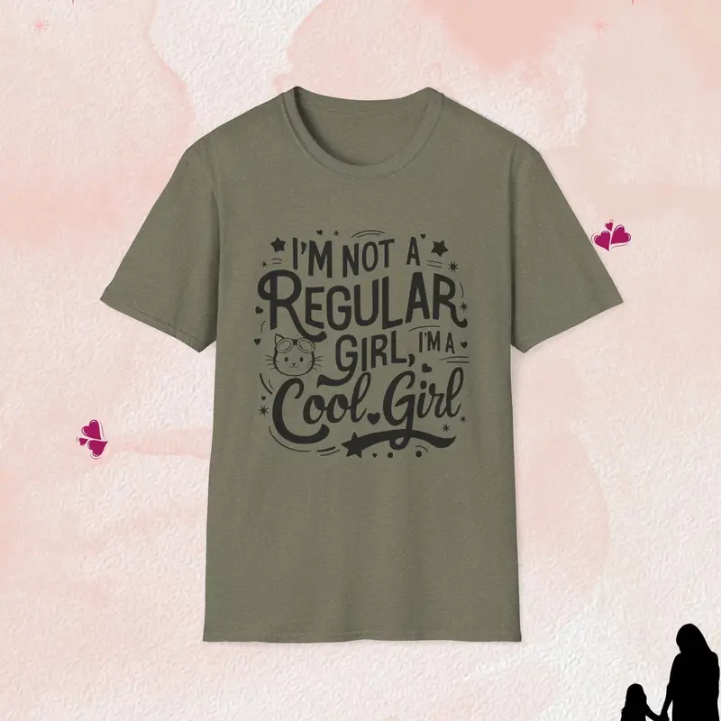 I Am Cool Girl Cotton T-Shirt 10