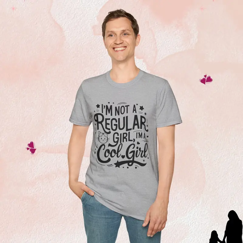 I Am Cool Girl Cotton T-Shirt 17