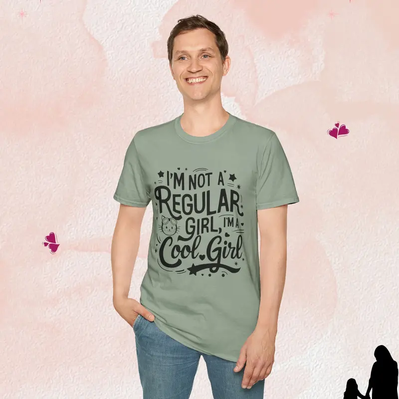 I Am Cool Girl Cotton T-Shirt 19