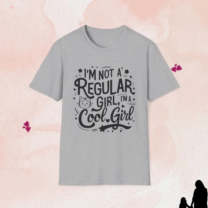 I Am Cool Girl Cotton T-Shirt 2
