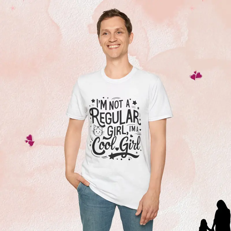 I Am Cool Girl Cotton T-Shirt 22