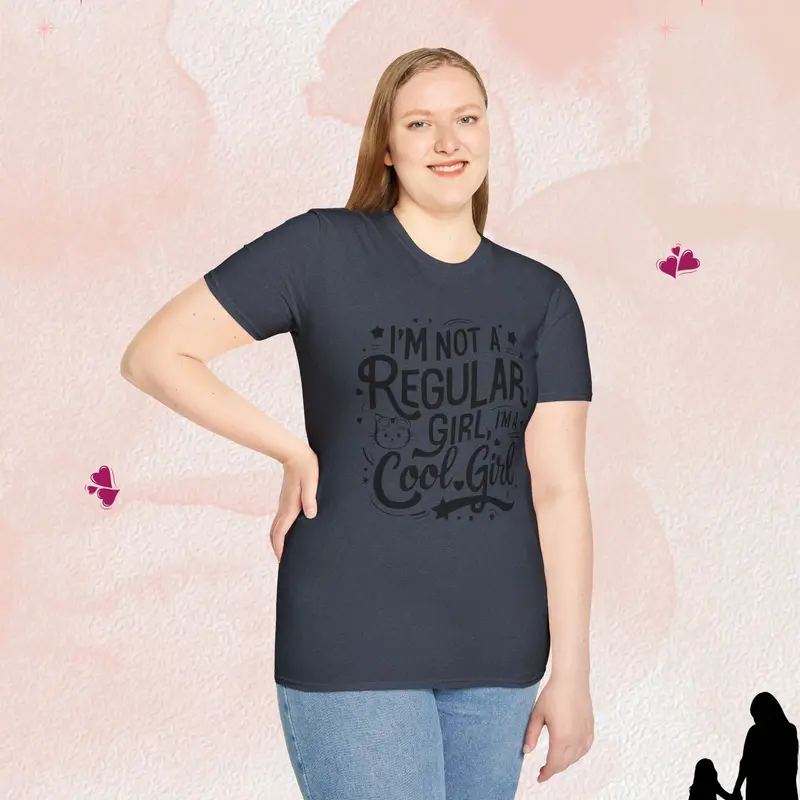 I Am Cool Girl Cotton T-Shirt 26