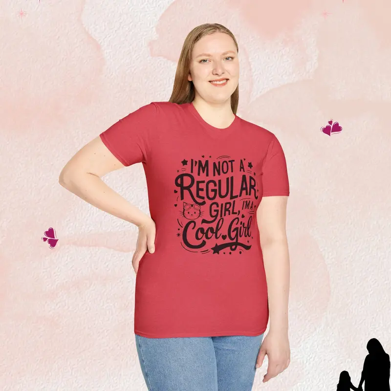 I Am Cool Girl Cotton T-Shirt 29