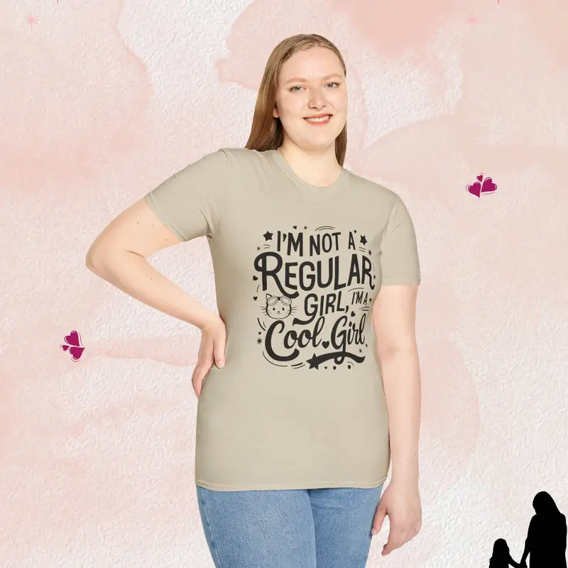 I Am Cool Girl Cotton T-Shirt 31