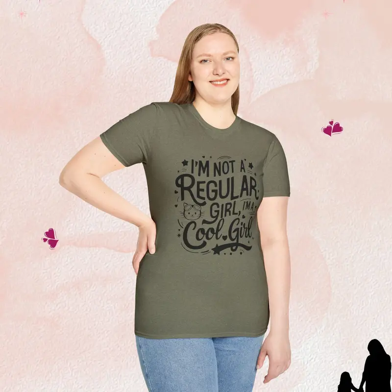 I Am Cool Girl Cotton T-Shirt 33