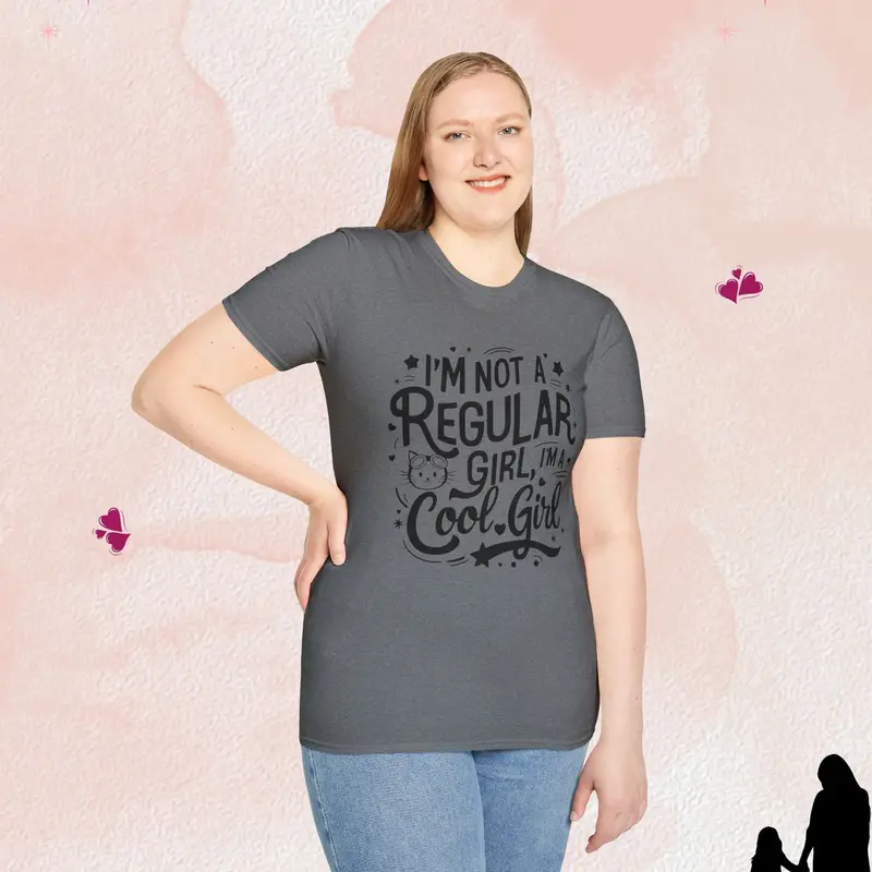 I Am Cool Girl Cotton T-Shirt 35