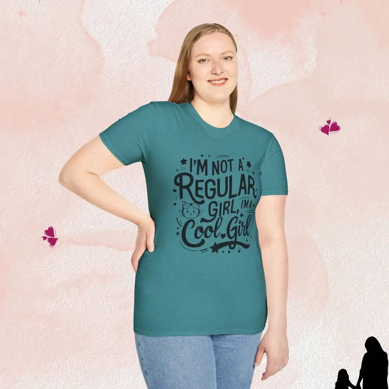I Am Cool Girl Cotton T-Shirt 37