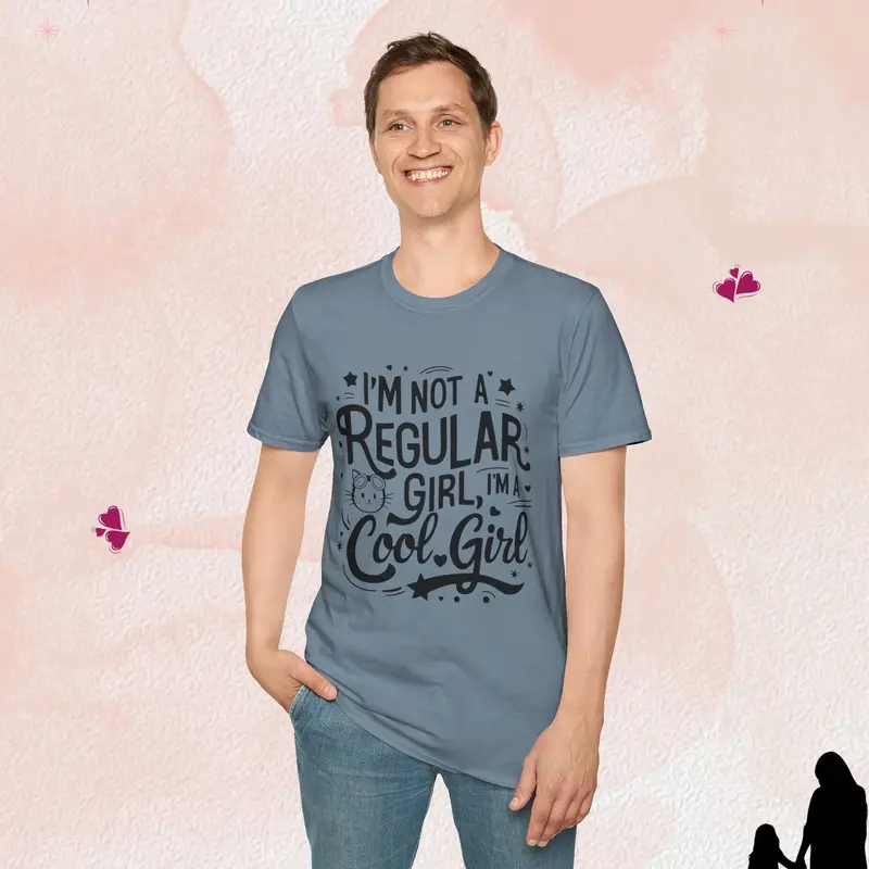 I Am Cool Girl Cotton T-Shirt 38