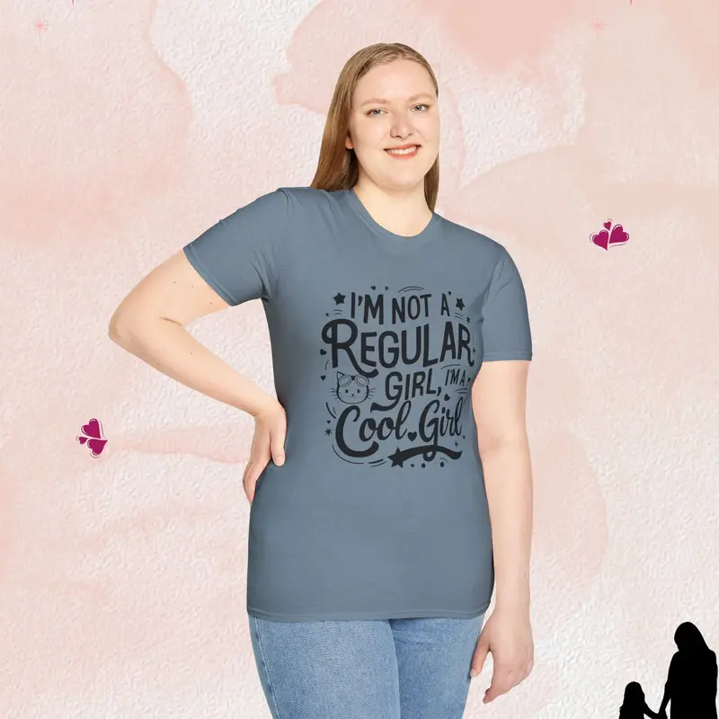 I Am Cool Girl Cotton T-Shirt 39