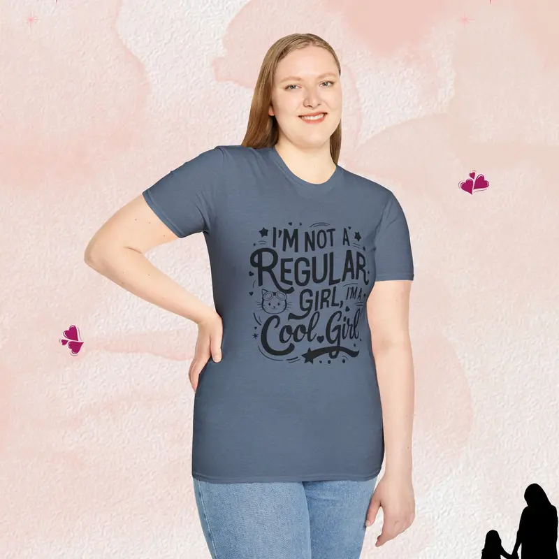 I Am Cool Girl Cotton T-Shirt 41