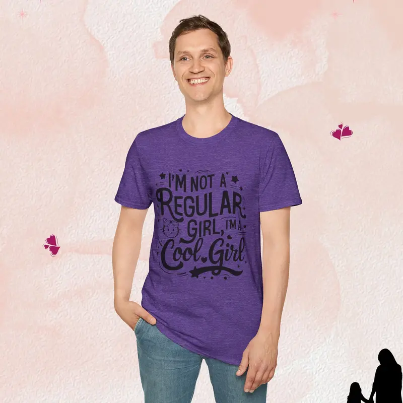 I Am Cool Girl Cotton T-Shirt 42