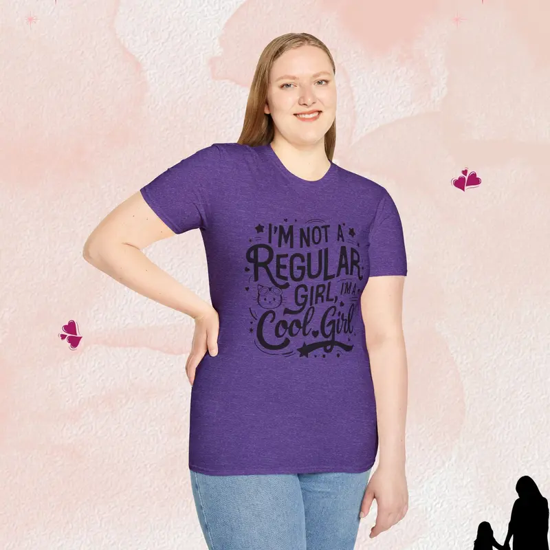 I Am Cool Girl Cotton T-Shirt 43
