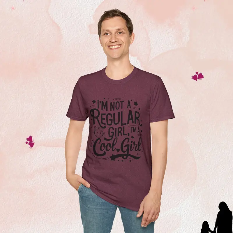 I Am Cool Girl Cotton T-Shirt 44