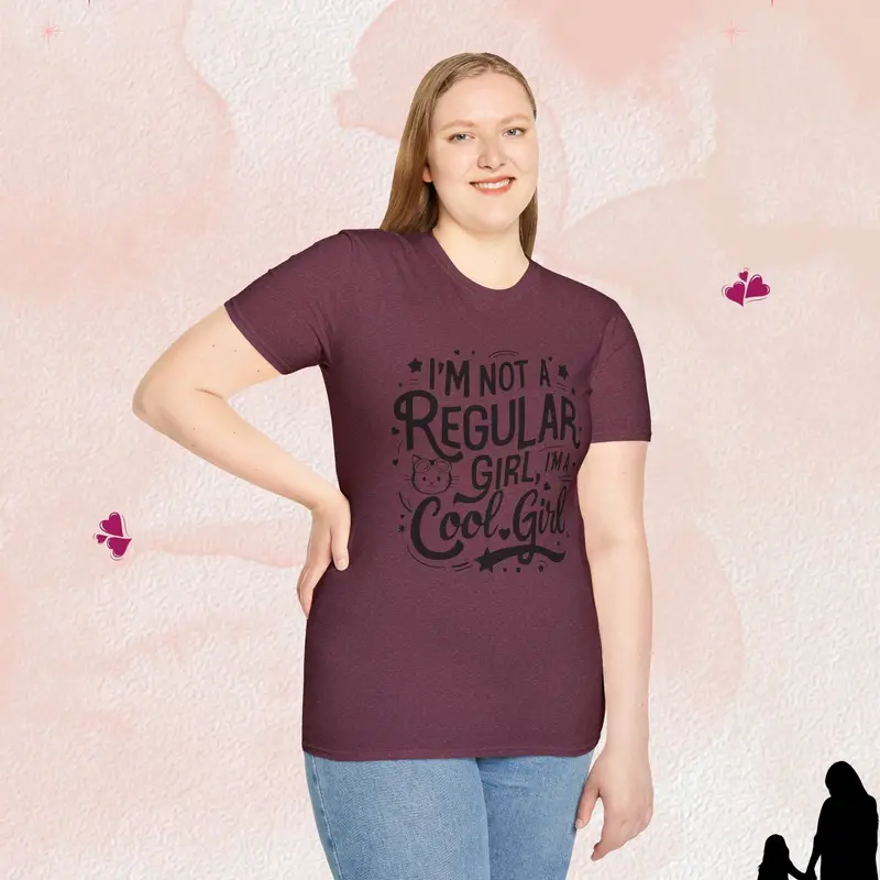 I Am Cool Girl Cotton T-Shirt 45