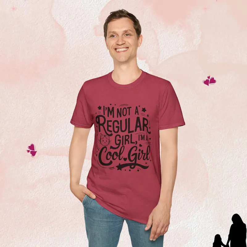 I Am Cool Girl Cotton T-Shirt 46