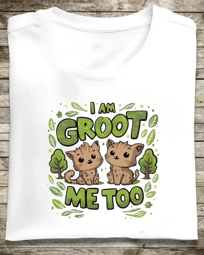 I Am Groot Me Too Cotton T-Shirt 1