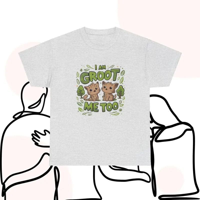 I Am Groot Me Too Cotton T-Shirt 12