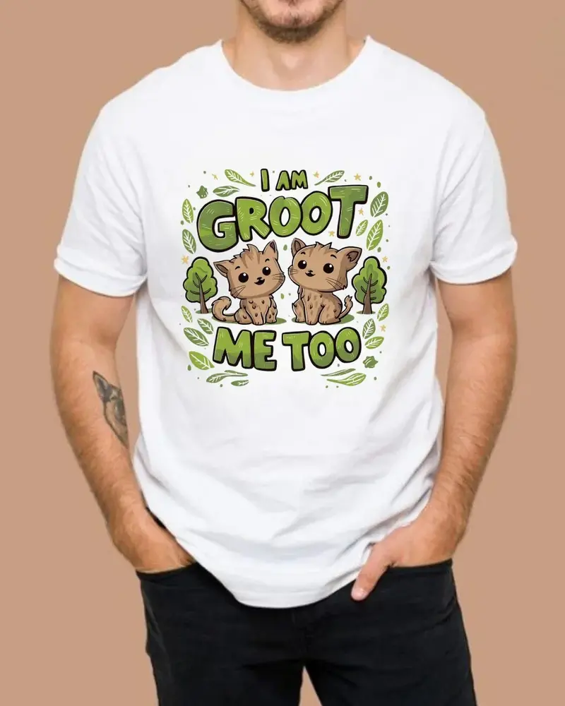 I Am Groot Me Too Cotton T-Shirt 4