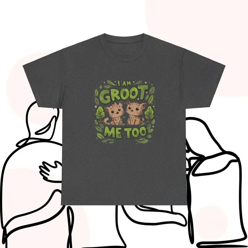 I Am Groot Me Too Cotton T-Shirt 7