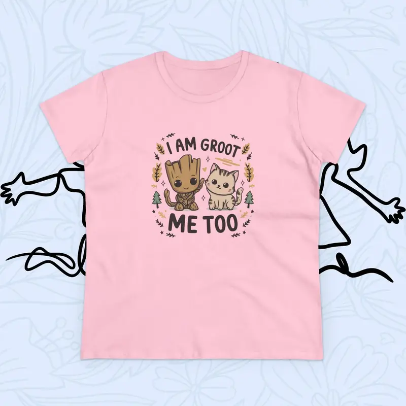I Am Groot Me Too Women Graphic Tshirt 13