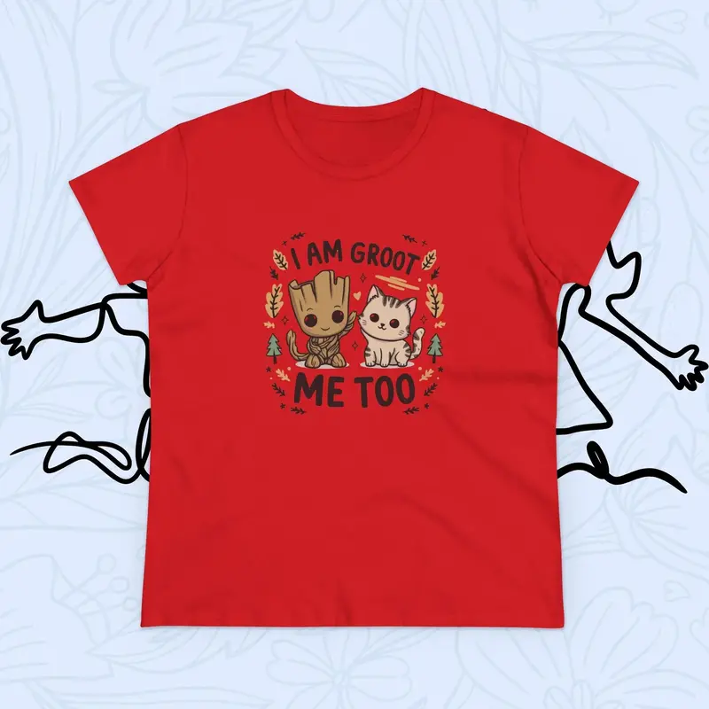 I Am Groot Me Too Women Graphic Tshirt 15