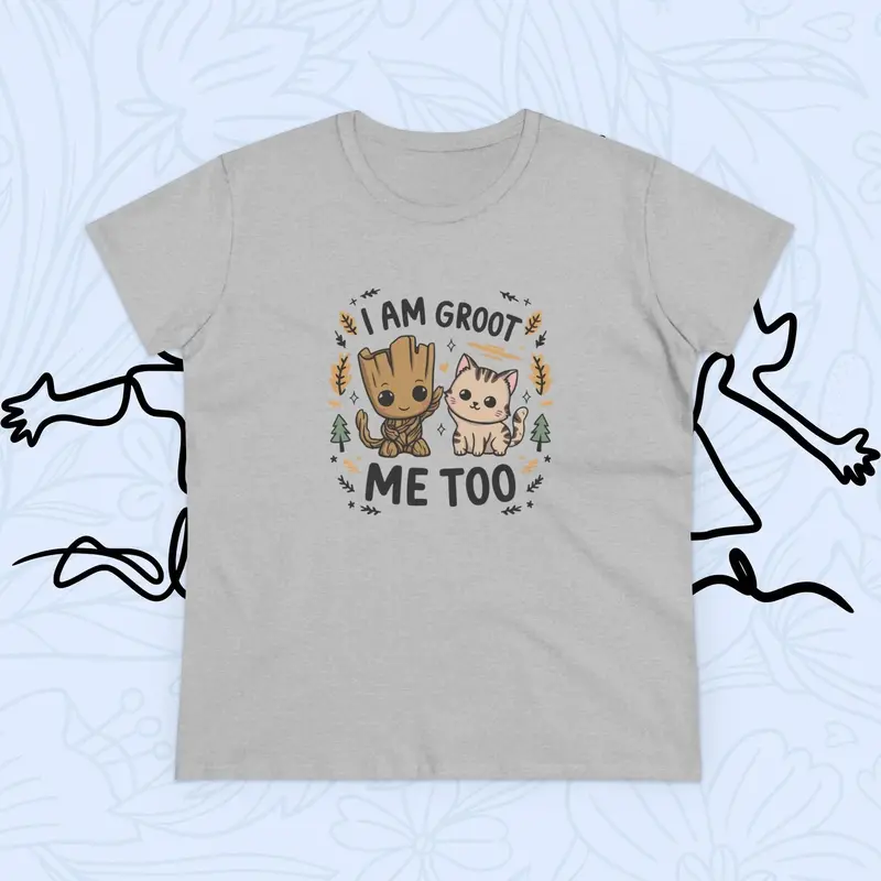 I Am Groot Me Too Women Graphic Tshirt 17
