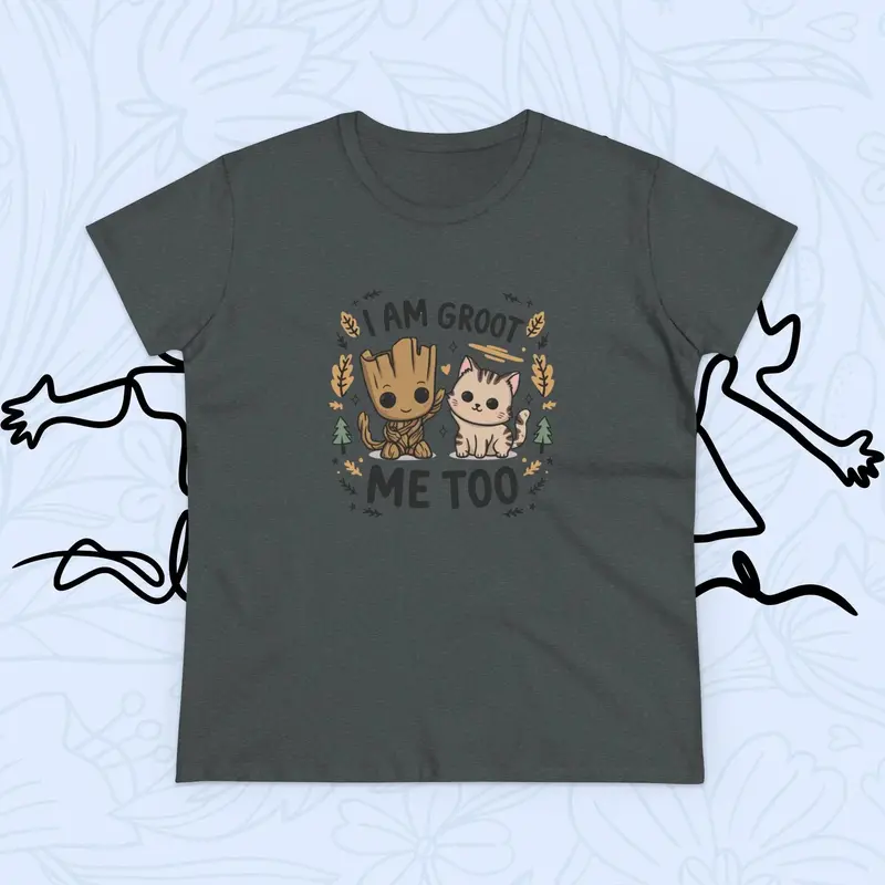 I Am Groot Me Too Women Graphic Tshirt 21