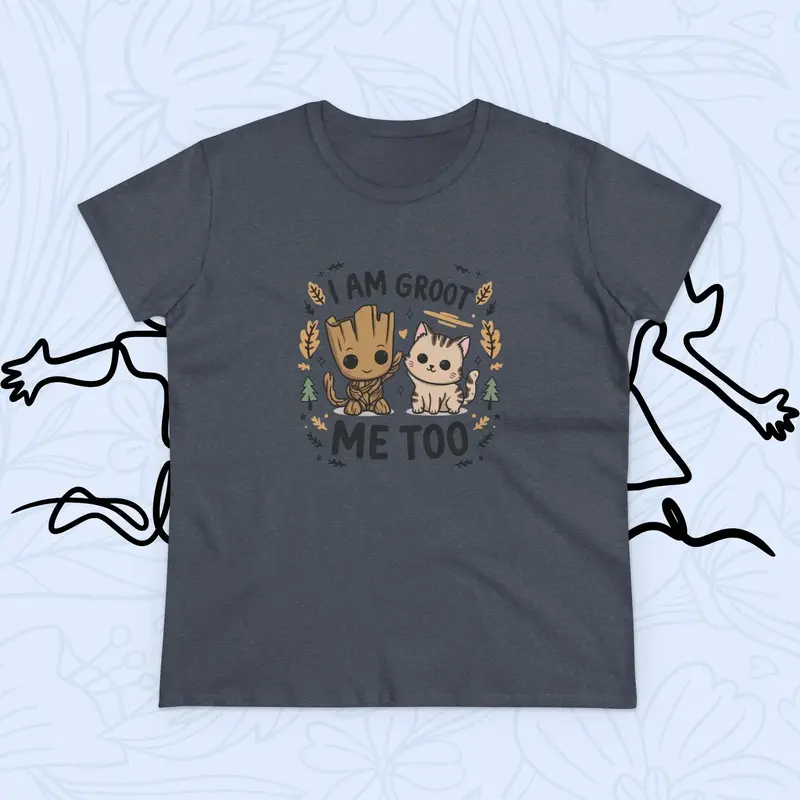 I Am Groot Me Too Women Graphic Tshirt 23