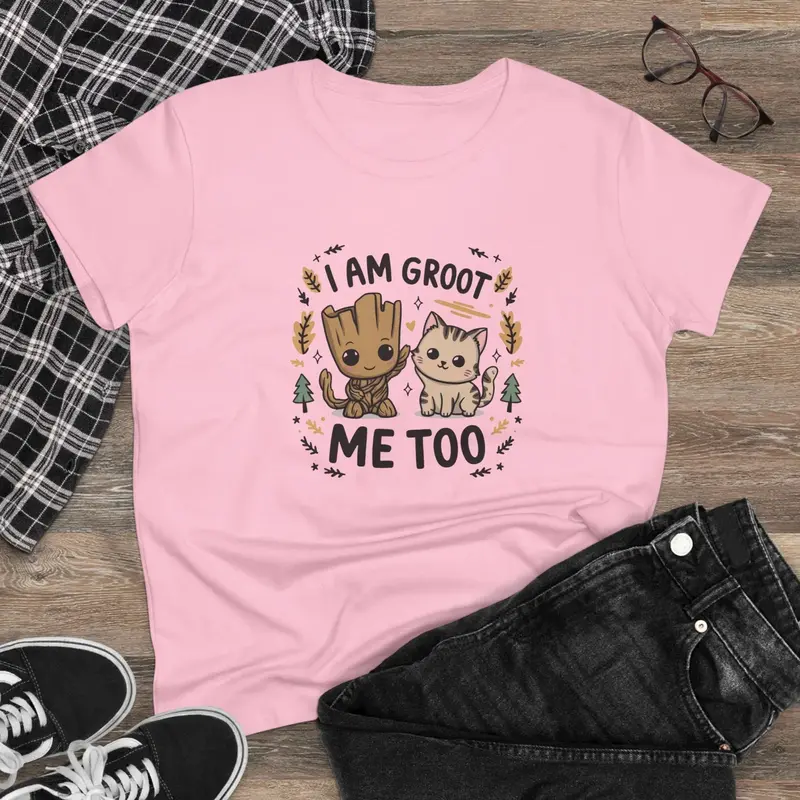 I Am Groot Me Too Women Graphic Tshirt 6