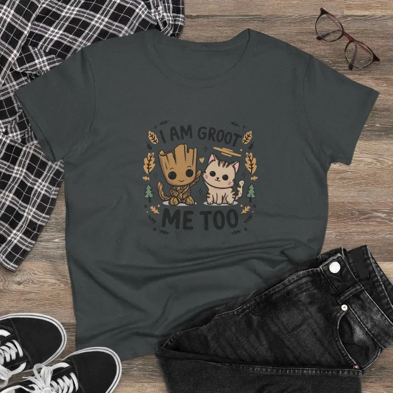 I Am Groot Me Too Women Graphic Tshirt 7