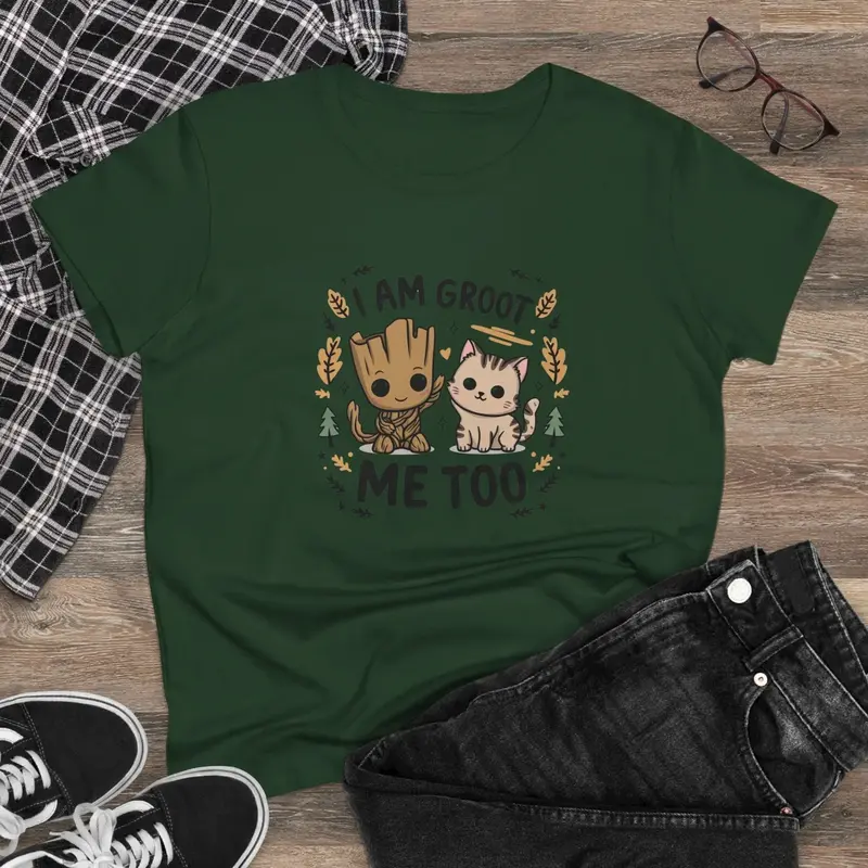 I Am Groot Me Too Women Graphic Tshirt 7