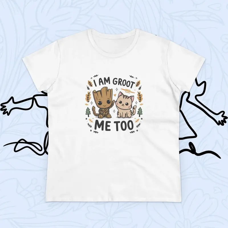 I Am Groot Me Too Women Graphic Tshirt 9