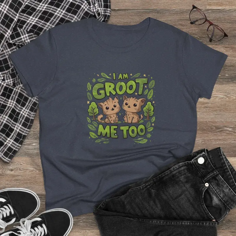I Am Groot Me Too Women Graphic Tshirts 10
